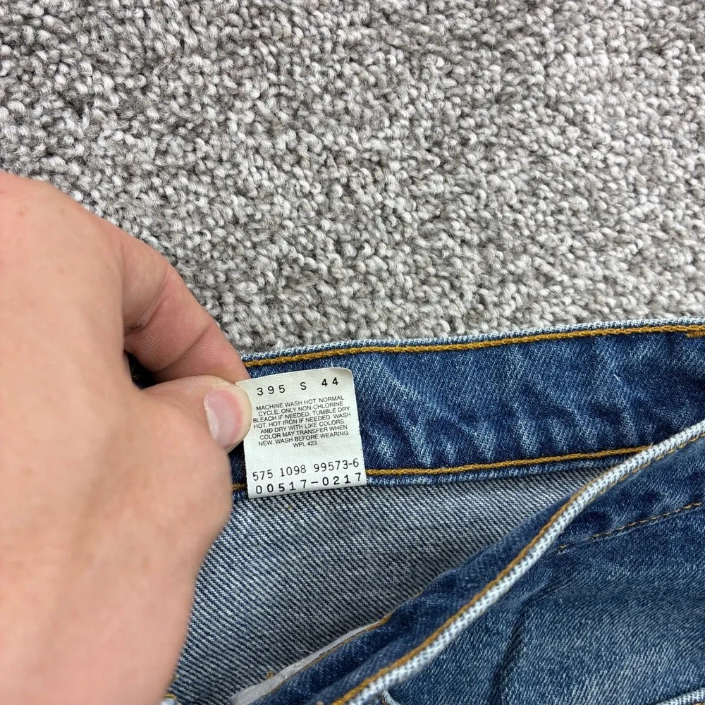 Vintage Levi's 517 Jeans Mens 34x36 Blue Cotton Boot Cut Denim USA Made